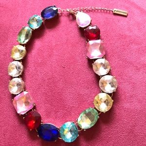 🌈Steve Madden rainbow rhinestone necklace